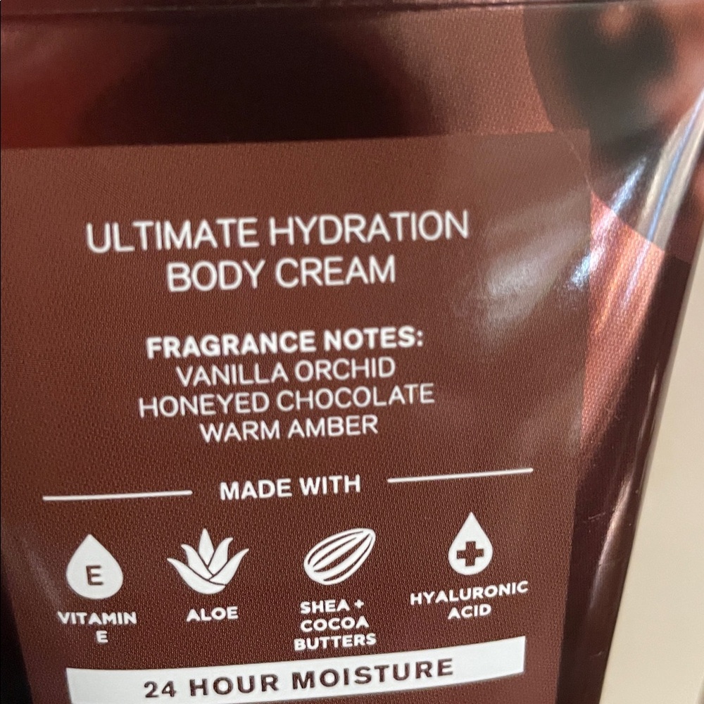 Bath and Bodyworks Chocolate Amber Body Cream - Picture 3 of 3